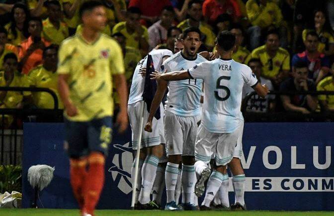 Apuestas Colombia vs Argentina en Rushbet