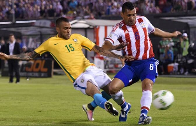 Apuestas Paraguay vs Brasil en Bet365