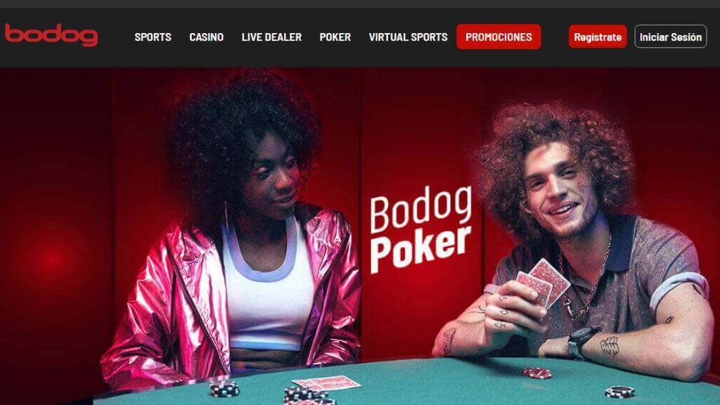 Promoción de bienvenida Bodog Bonus de Poker y Free 500
