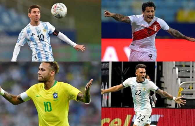 ¿Dónde apostar al máximo goleador de la Copa América 2021?