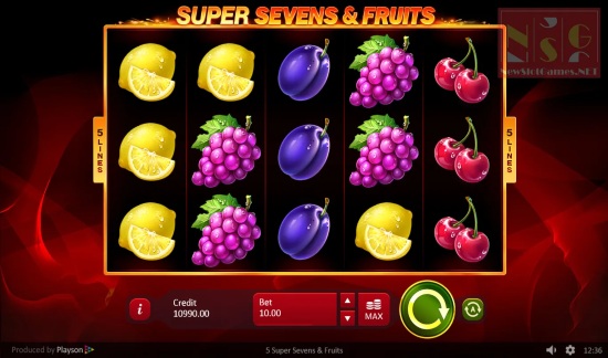5 super sevens & fruits