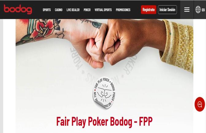 Promoción fair play póker de Bodog