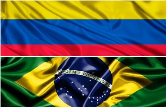 Apuestas Colombia vs Brasil
