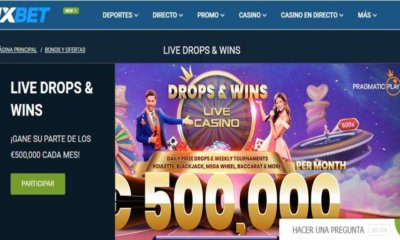 Torneo drops and wins de casino en vivo 2022 de 1xbet
