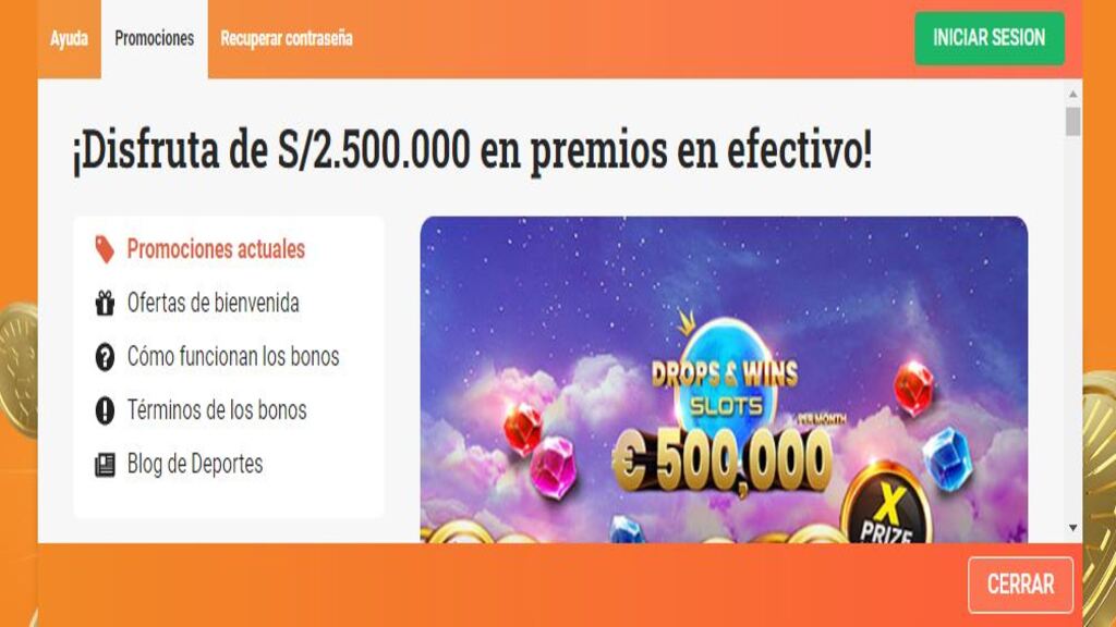Torneo drops and wins de casino en vivo de LeoVegas