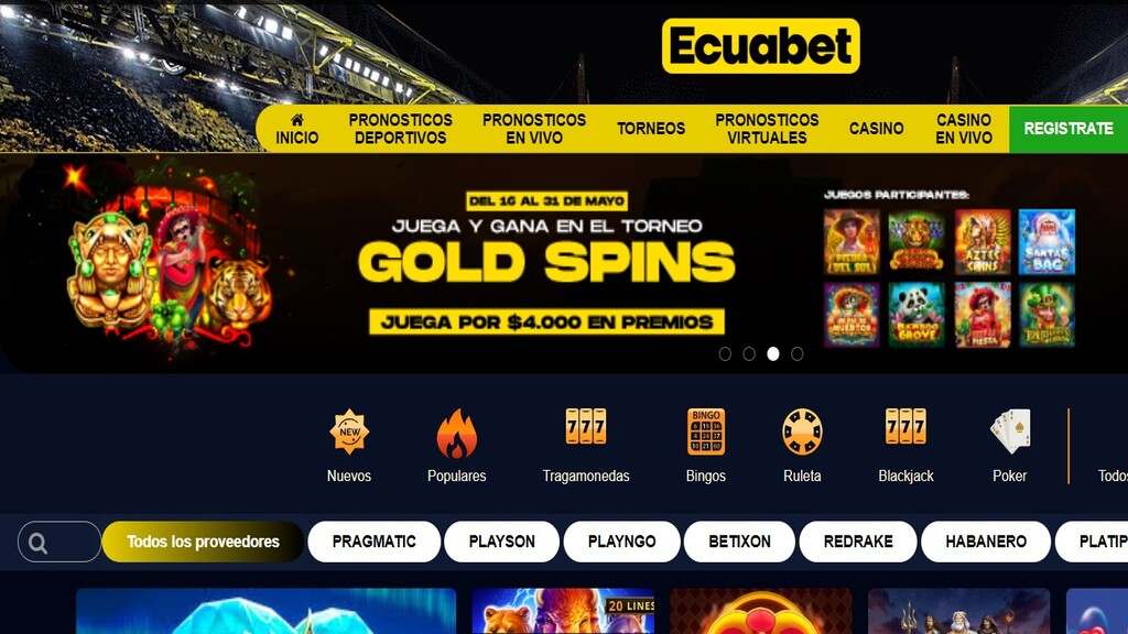 Torneo Gold Spins de Ecuabet
