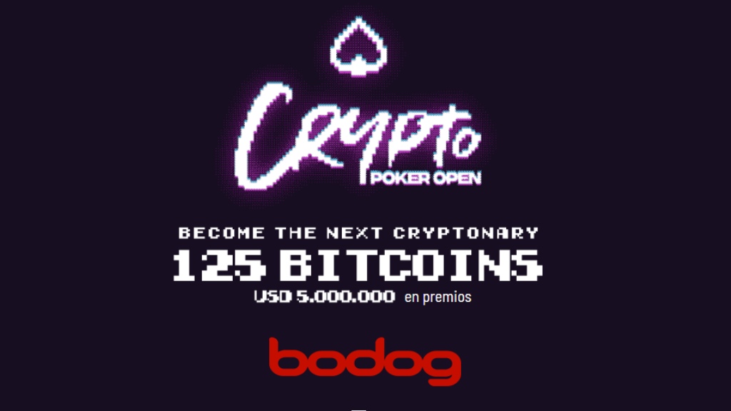 Promoción crypto poker open de Bodog
