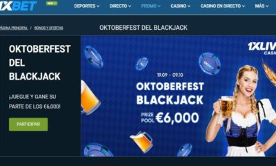 Promoción oktoberfest de blackjack en 1xbet