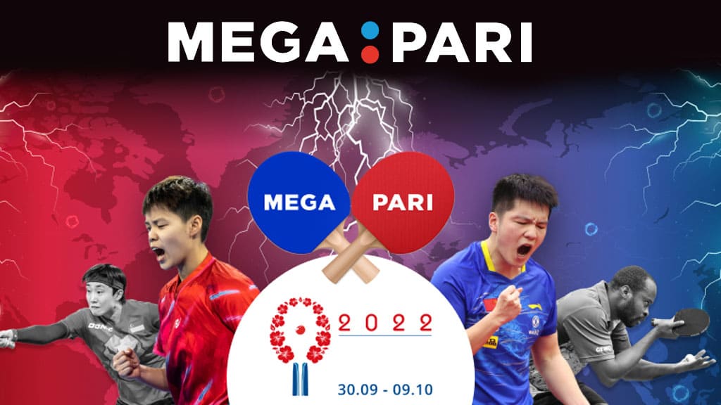 Promoción de apuestas en el mundial de tenis de mesa de Megapari