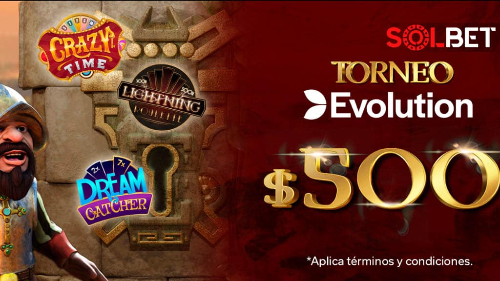 Torneo de casino Evolution de Solbet Ecuador